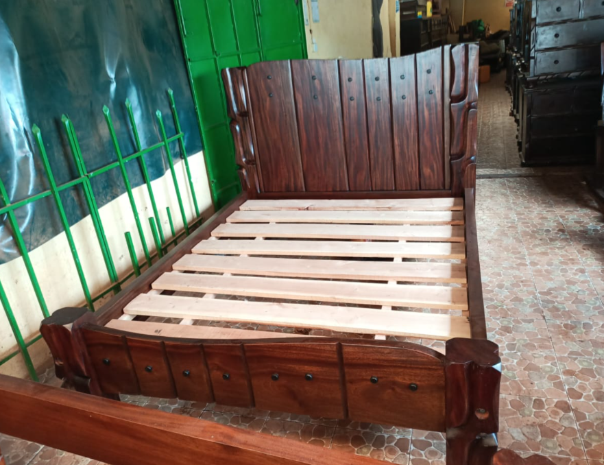mahogany bedframe