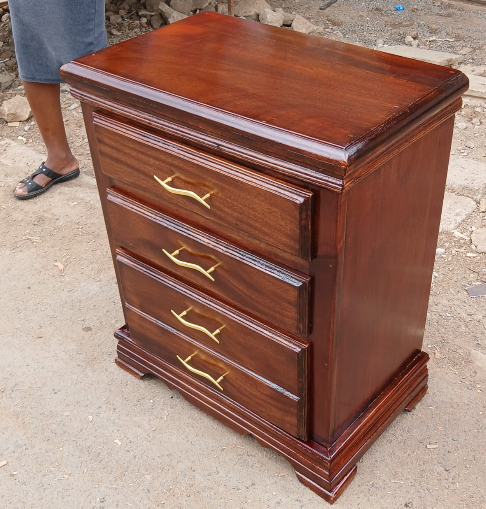 Mahogany bedside table